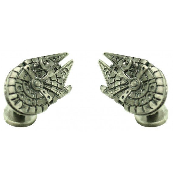 Boutons de manchette de chemise Star Wars Millennium Falcon