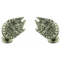 Cufflinks Millenium Falcon of Star Wars 3D