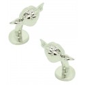 Gemelos para camisa Yoda plated Star Wars