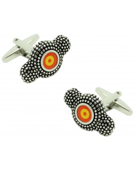 Gemelos para camisa Montera torero escarapela España