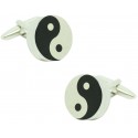 Gemelos para camisa Ying Yang 3D