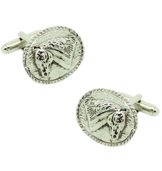 Cufflinks for horse figure shirt