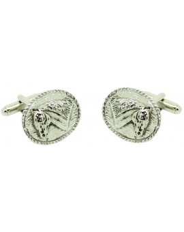 Cufflinks for horse figure shirt 2