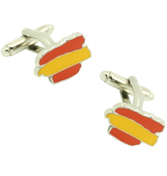 Cufflinks for shirt Flag Spain original