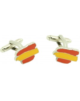 Cufflinks for shirt Flag Spain original 2