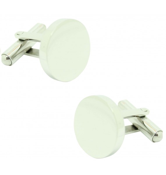  Cufflinks for plain roundel shirt to engraving your initials