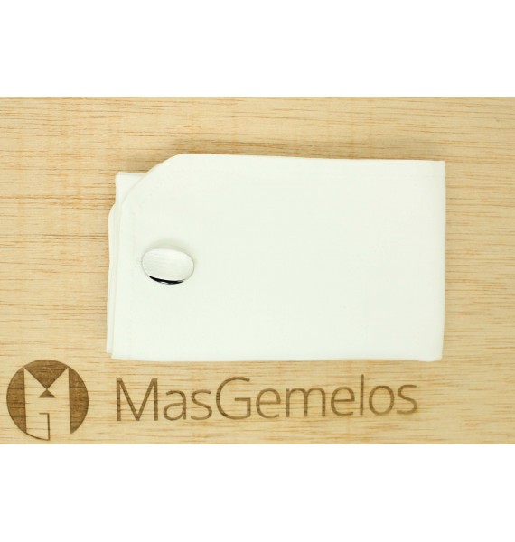 Abotoaduras para camisa oval aço 17 liso para gravar