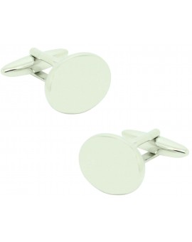 Gemelos para camisa acero ovalado 17 volumen para grabar