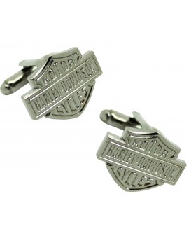Gemelos para camisa Harley Davidson en negro