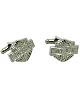 Harley Davidson cufflinks in black 2
