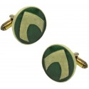 Cufflinks of Aquaman green