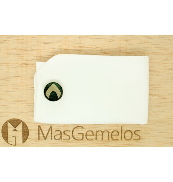 Gemelos para camisa Aquaman green