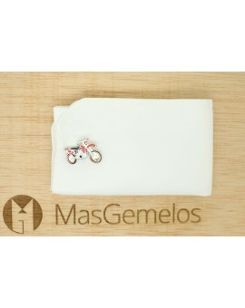 Gemelos para camisa de Moto cross roja