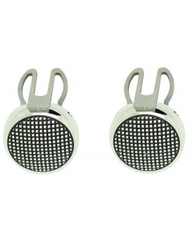 cover button roundel with dots - golden 2