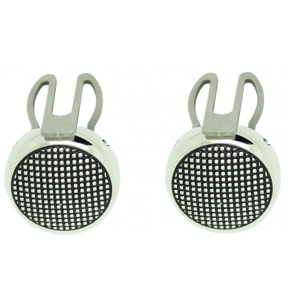 cover button roundel with dots - golden
