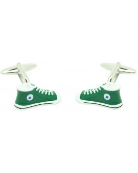 Gemelos para camisa zapatillas converse Verde botella 2
