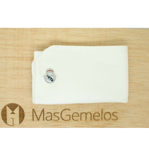 Les jumeaux pour le maillot du Real Madrid plat plat