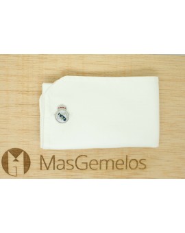 Cufflinks of Real Madrid smooth plated