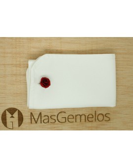 Gêmeos para camisa rosa vermelha