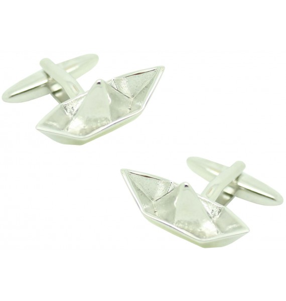 Cufflinks for shirt Paper boat