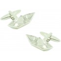 Cufflinks for shirt Paper boat
