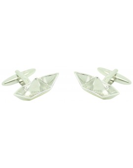 Gemelos para camisa Barco de papel 2