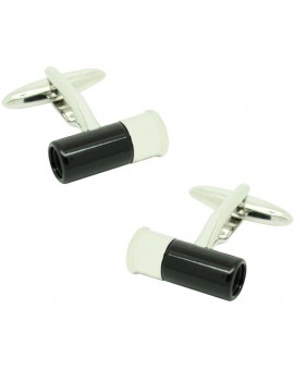 black Gun Cartridge Cufflinks 