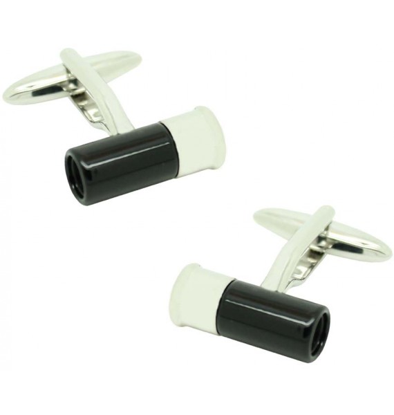 black Gun Cartridge Cufflinks 