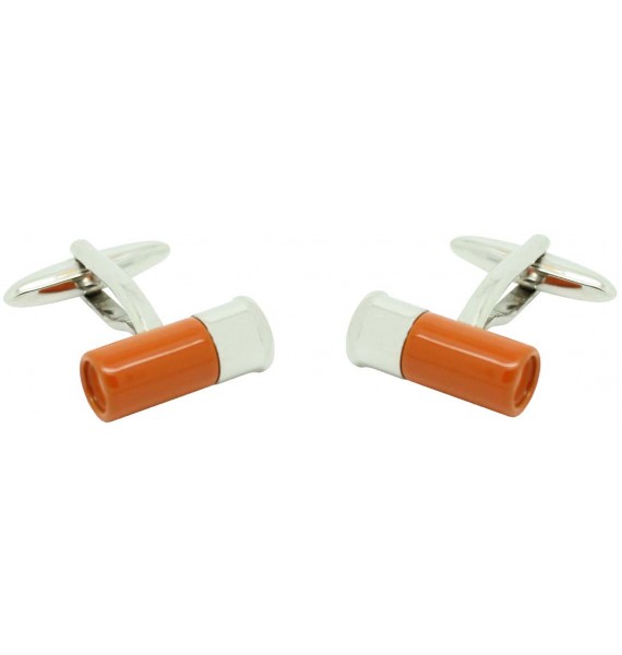 orange Gun Cartridge Cufflinks 
