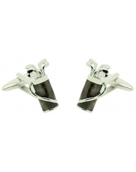 Cufflinks Gray golf bag 2