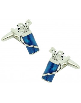 Gemelos para camisa Bolsa de golf azul