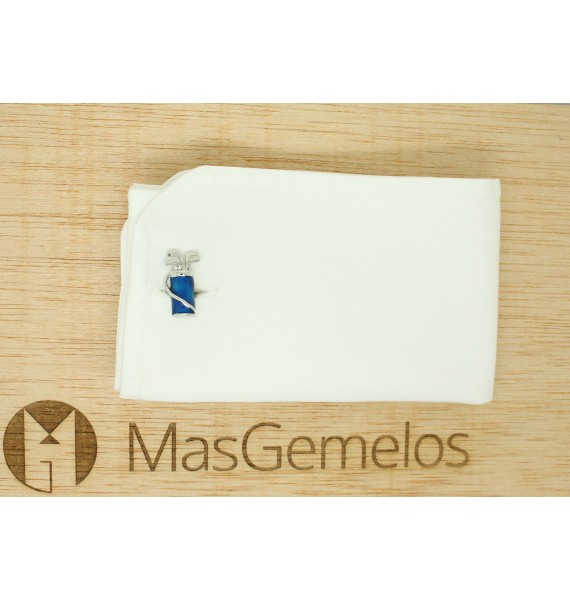 Gemelos para camisa Bolsa de golf azul
