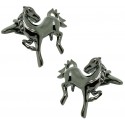 Gemelos para camisa caballo negro