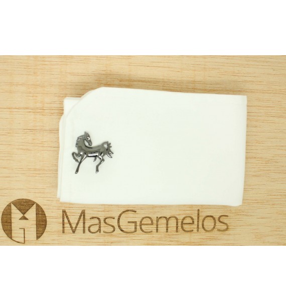 Gemelli da polso cavallo nero