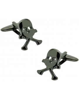  Black original skull shirt cufflinks