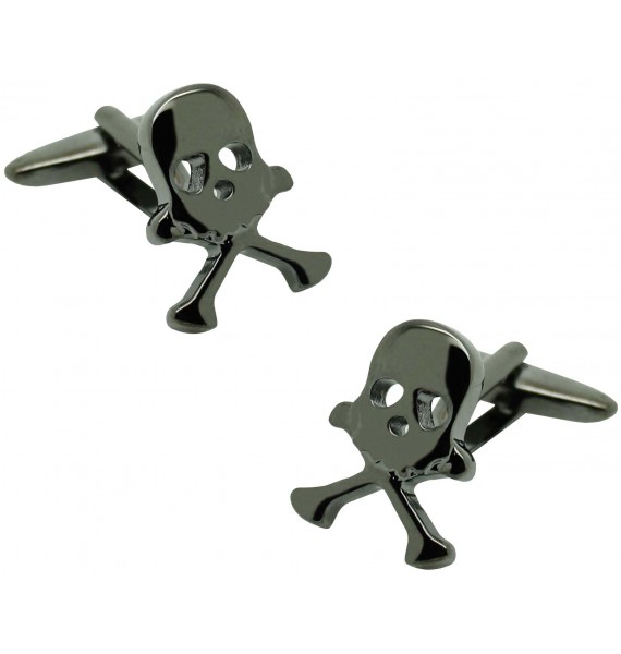  Black original skull shirt cufflinks