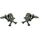  Black original skull shirt cufflinks