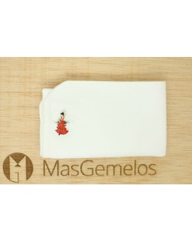 Gemelos de camisa flamenca roja