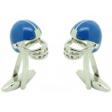 American football helmet shirt cufflinks