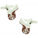 Gemelos para camisa montura de caballo