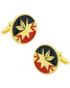 Gemelos para camisa capitana Marvel