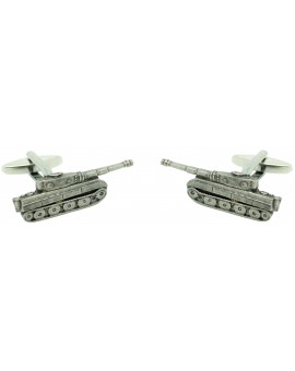 plated 3D tank cufflinks 2