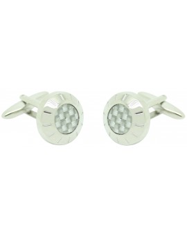 Lys black flower ICON shirt cufflinks 2