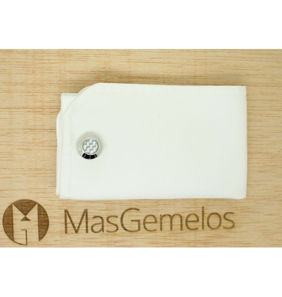 Gemelos para camisa ICON flor de lys black