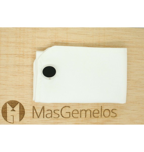 Gemelli per camicia ICON fiore di lis nero