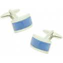 Gemelos para camisa ICON classic square blue