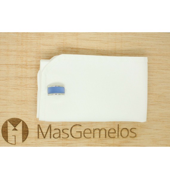 Gemelli per camicia ICON fiore di lis nero