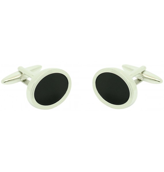 Lys black flower ICON shirt cufflinks