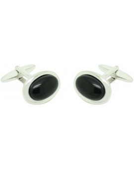 Lys black flower ICON shirt cufflinks 2