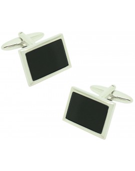 Gemelos para camisa ICON square black classic